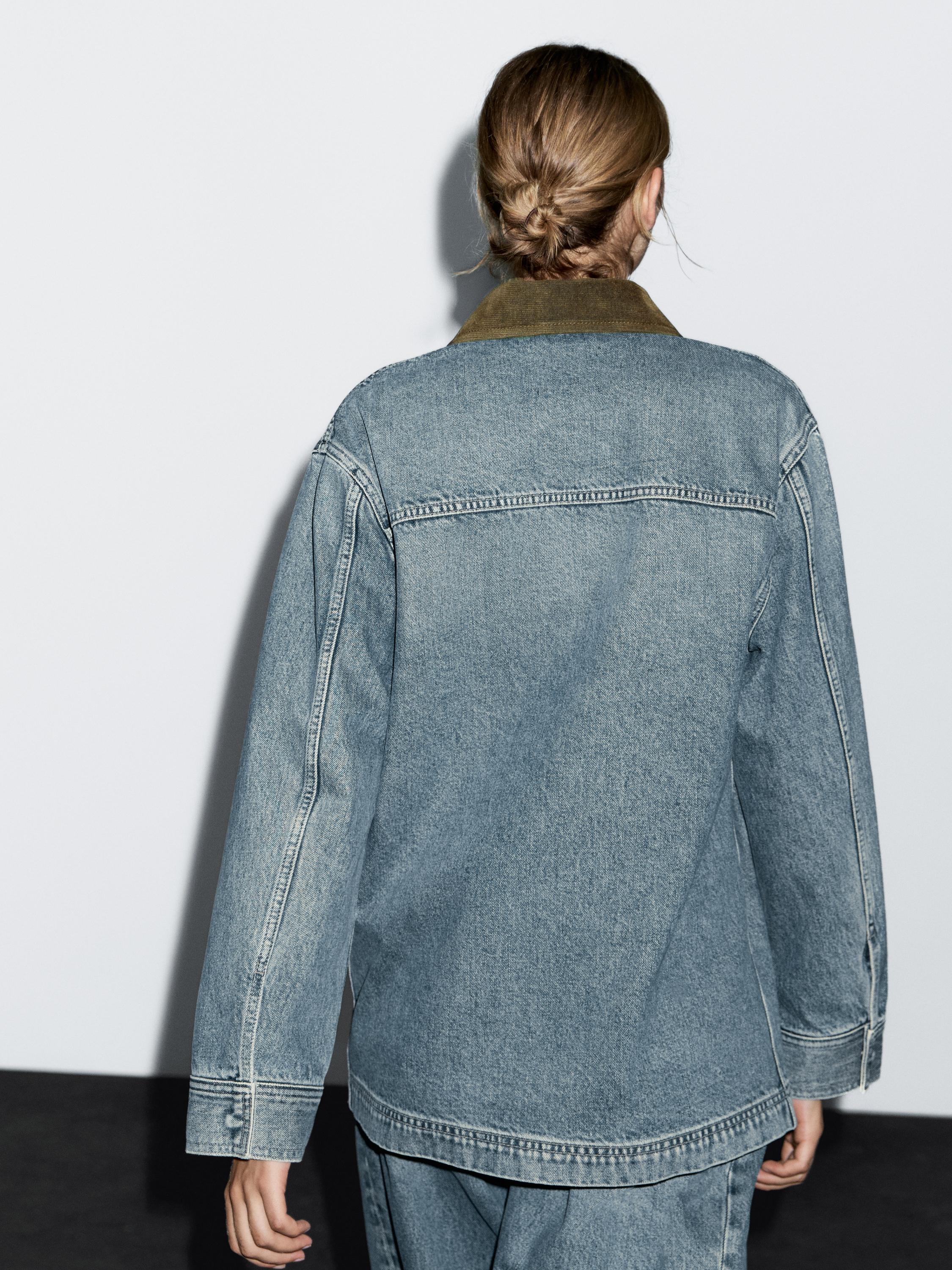 Denim jacket with pockets